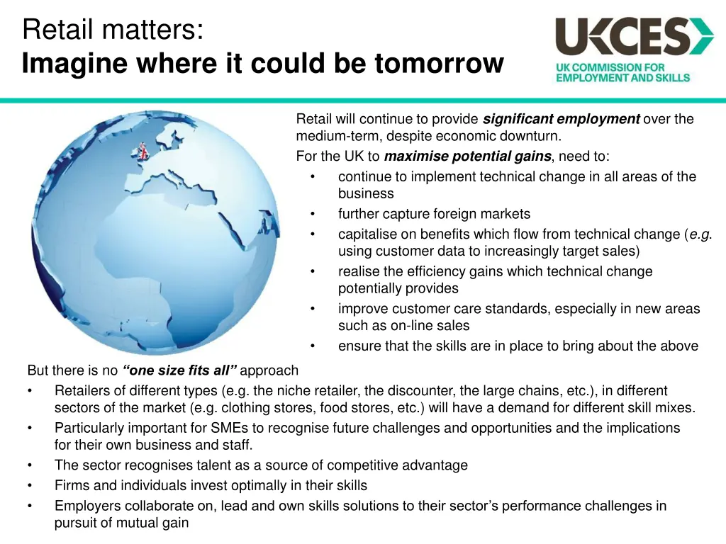 retail matters imagine where it could be tomorrow