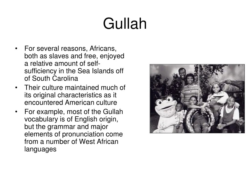 gullah