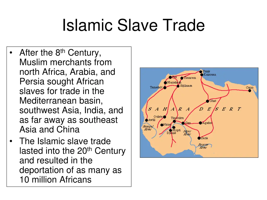 islamic slave trade