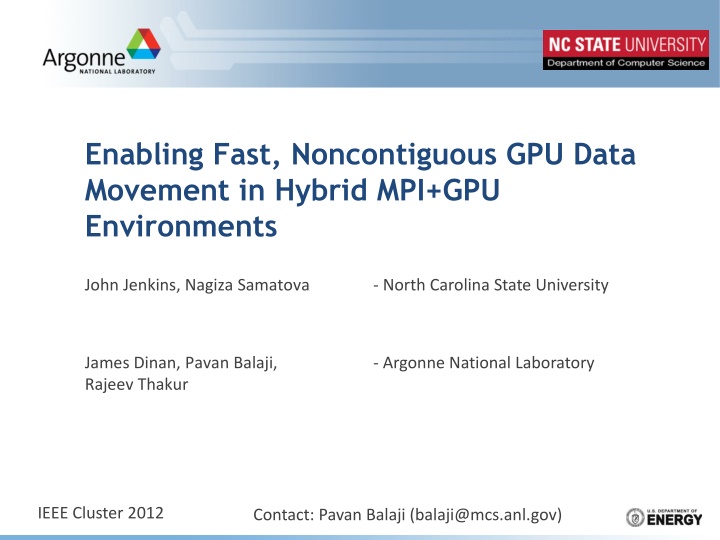 enabling fast noncontiguous gpu data movement