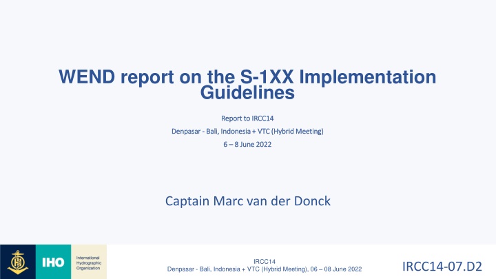 wend report on the s 1xx implementation guidelines