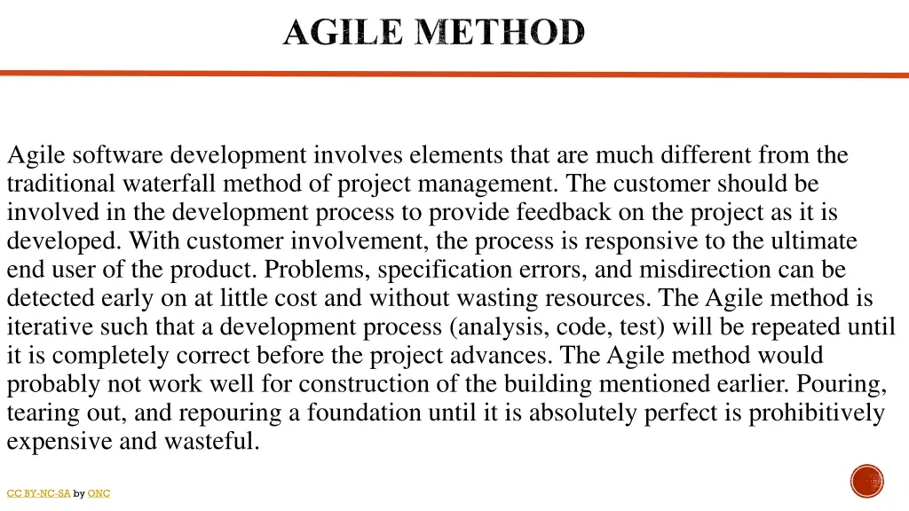 agile method