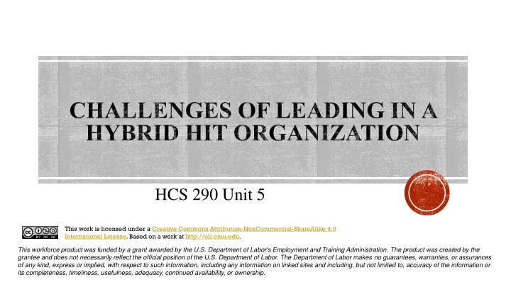 challenges of leading in a hybrid hit organization