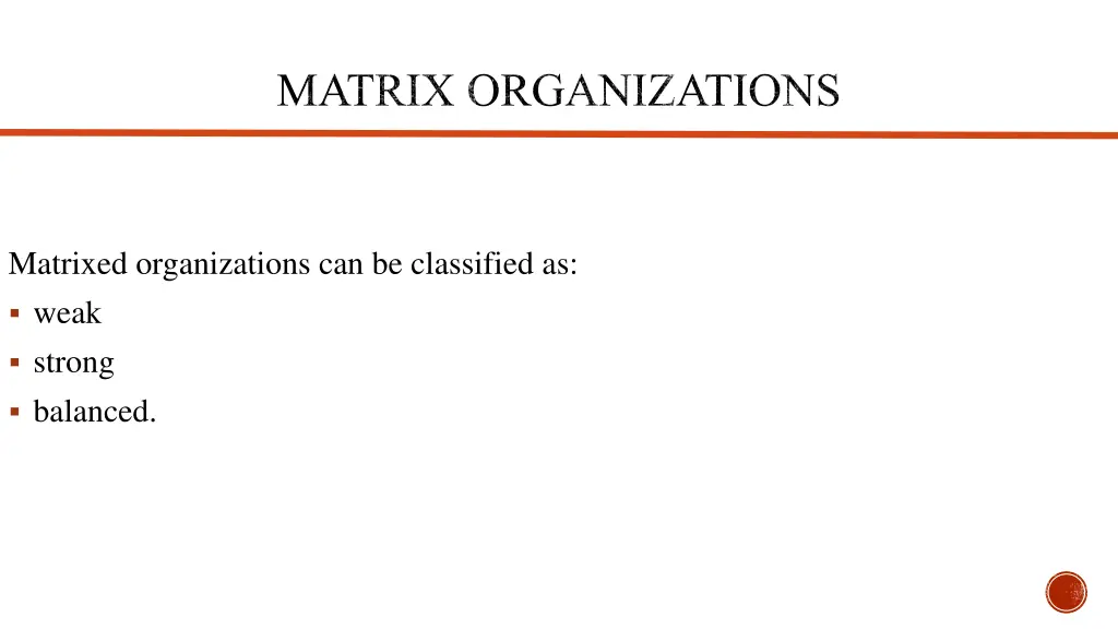 matrix organizations