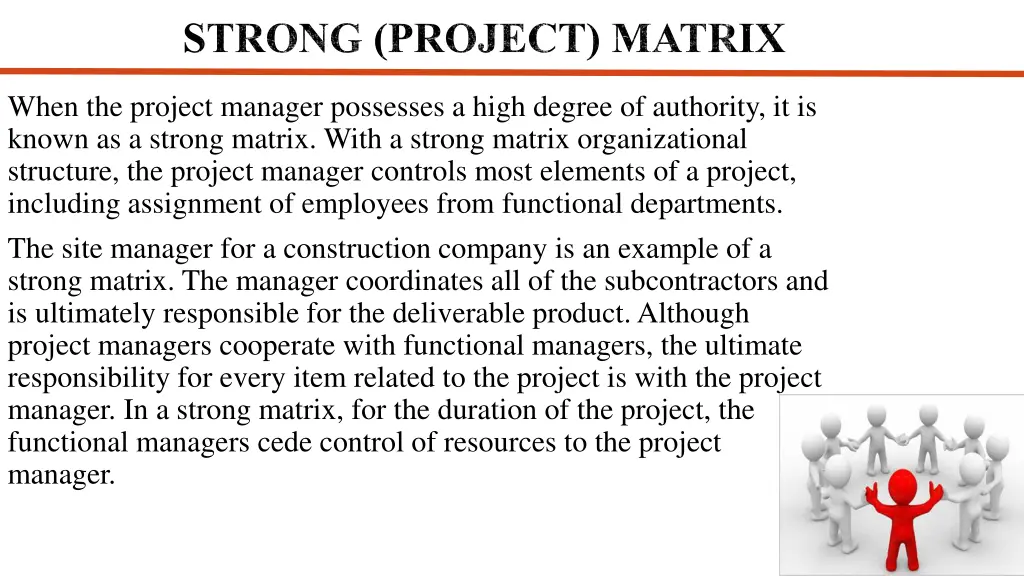 strong project matrix