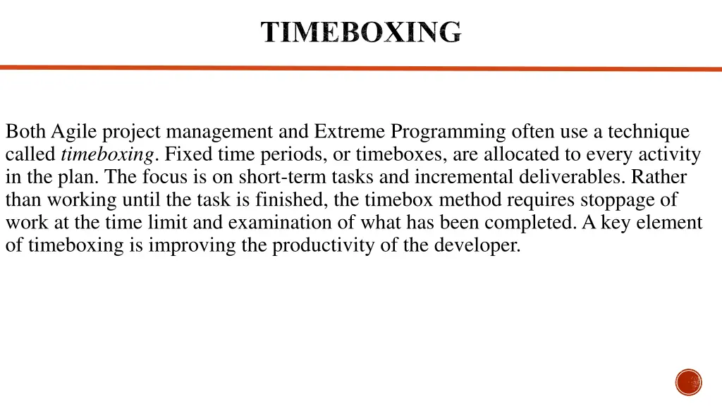 timeboxing