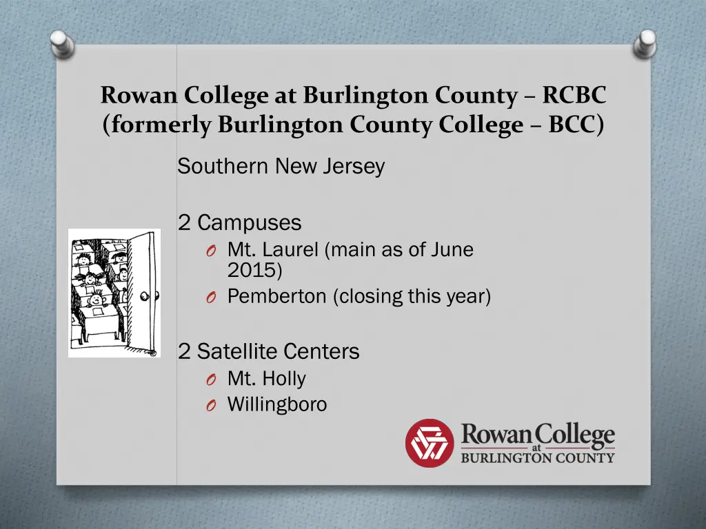 rowan college at burlington county rcbc formerly