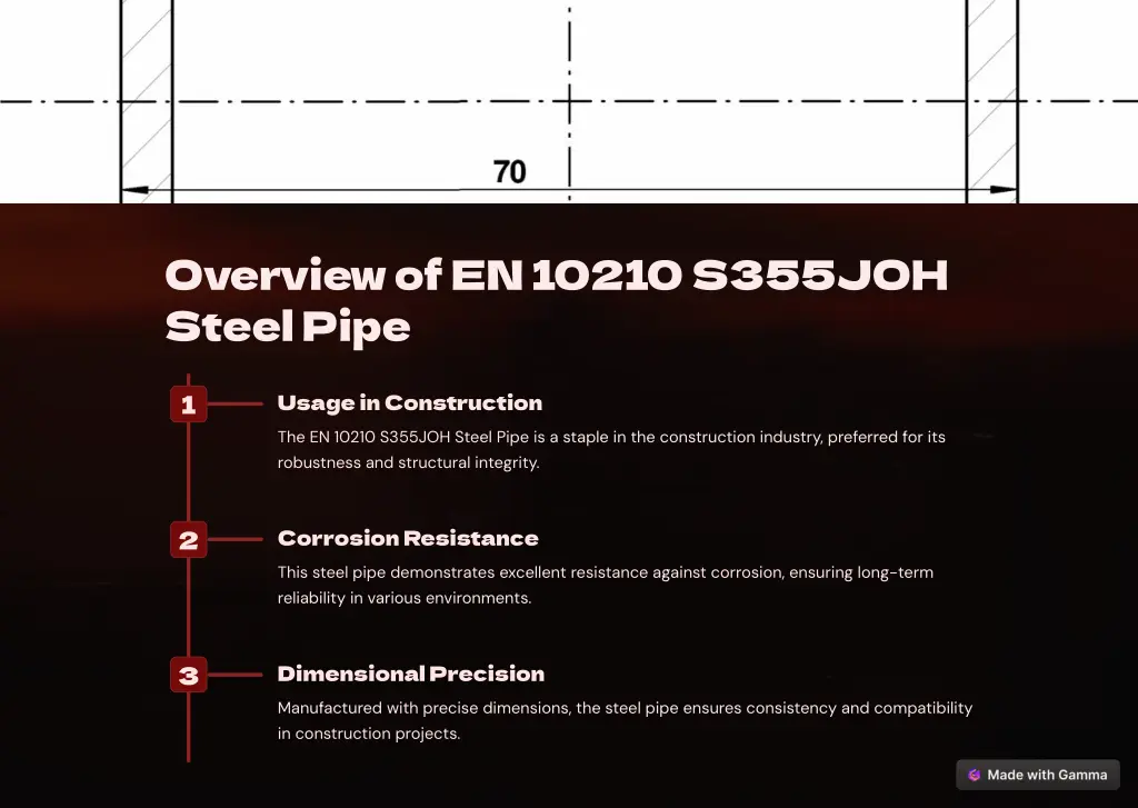 overview of en 10210 s355joh steel pipe