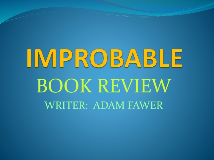 book review writer adam fawer