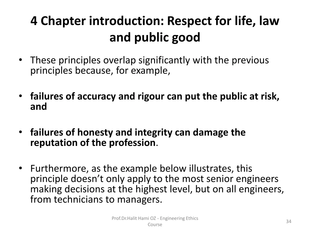 4 chapter introduction respect for life 4