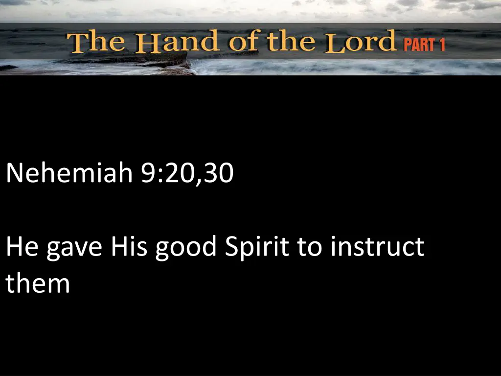 nehemiah 9 20 30