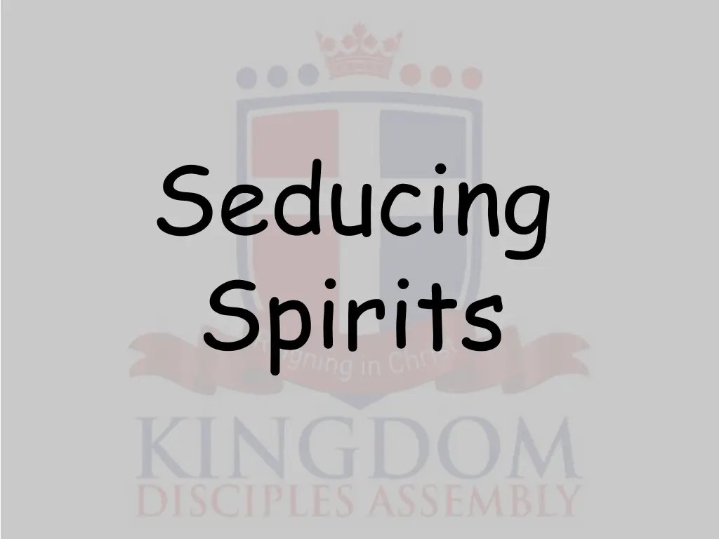 seducing spirits