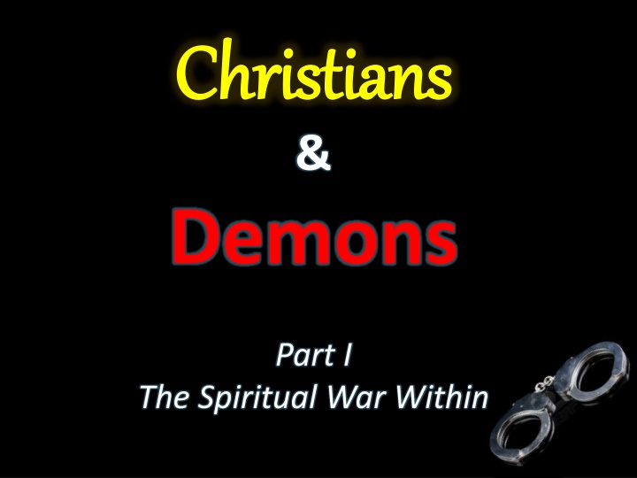 christians christians demons