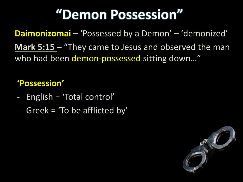 demon possession