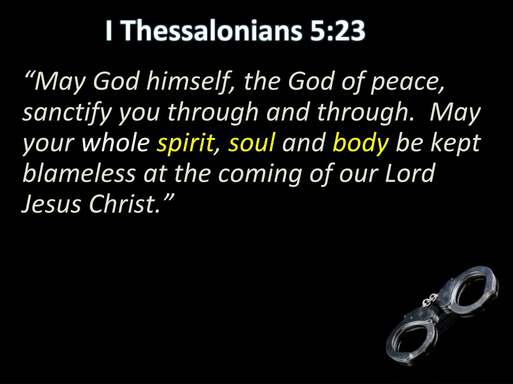 i thessalonians 5 23