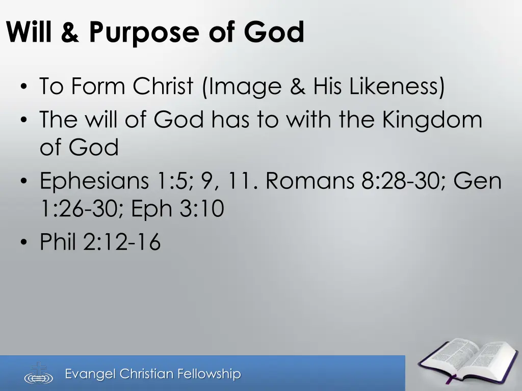 will purpose of god