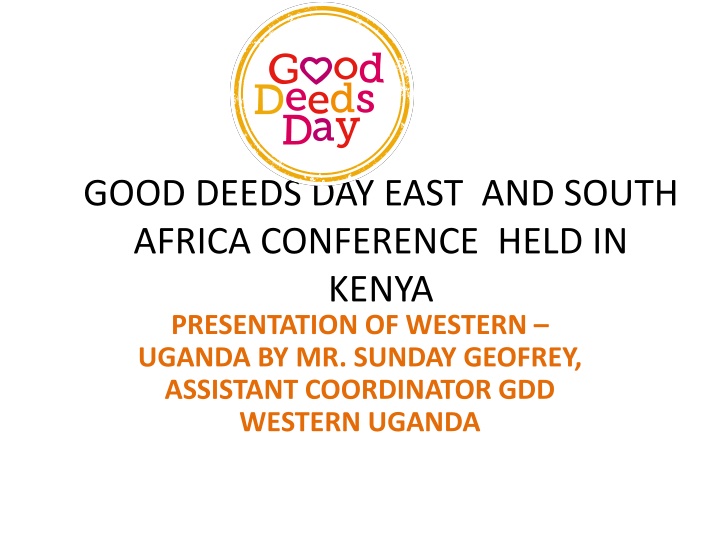 good deeds day east and south africa conference