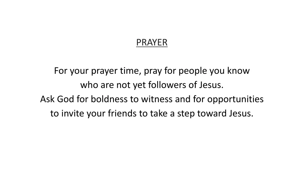 prayer