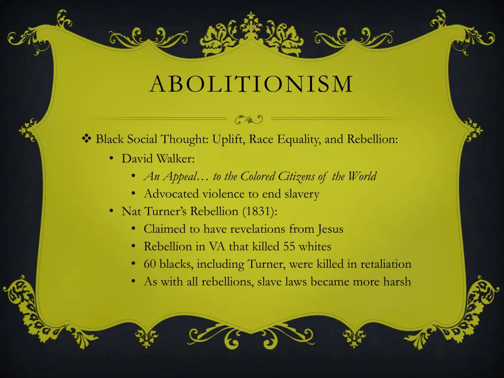 abolitionism