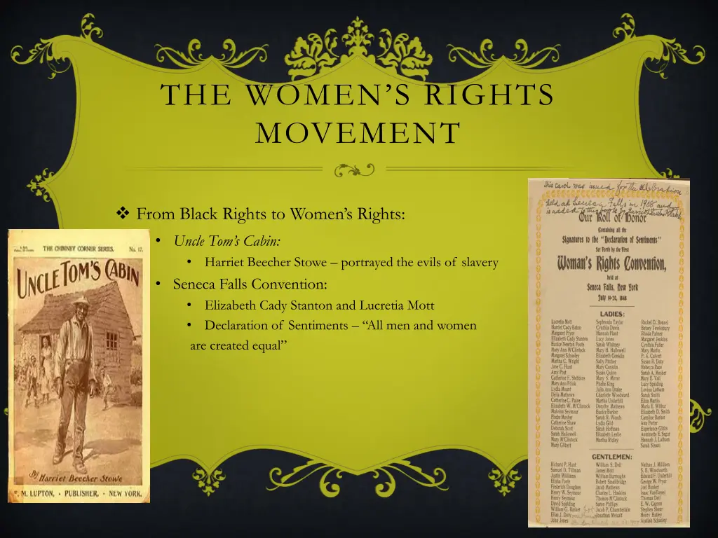 the women s rights movement 1