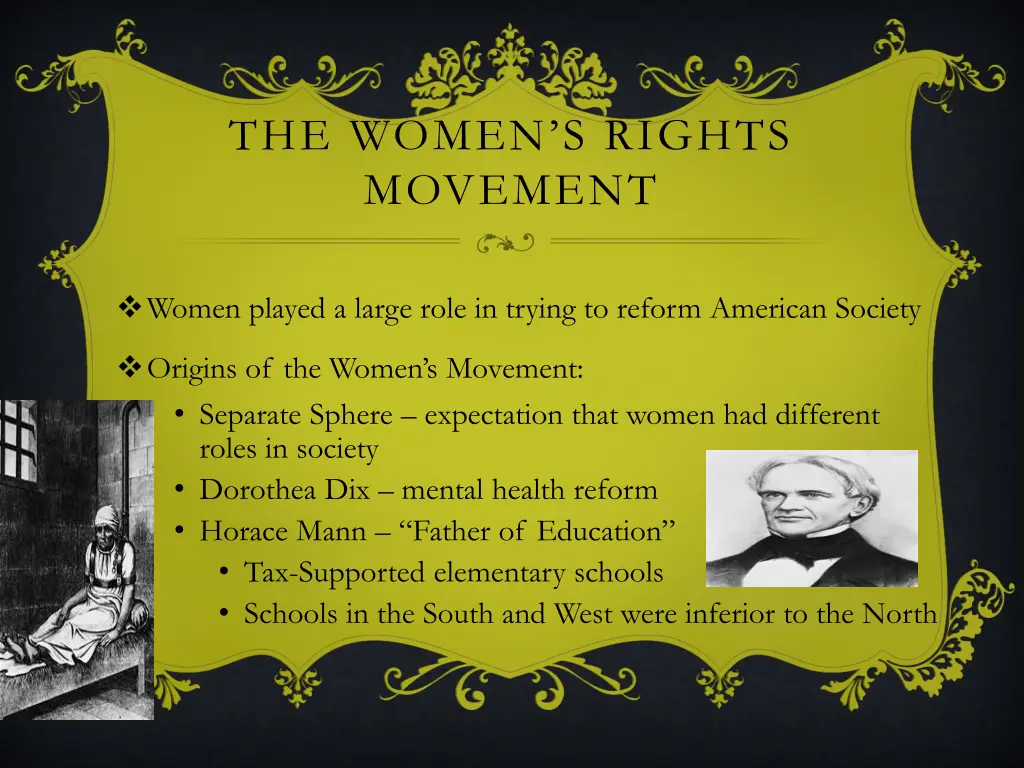 the women s rights movement