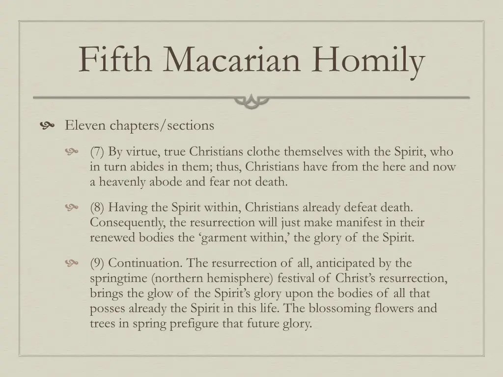 fifth macarian homily 3