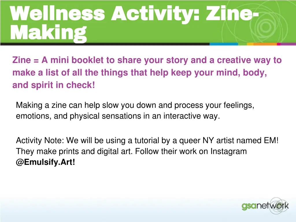 wellness activity zine wellness activity zine