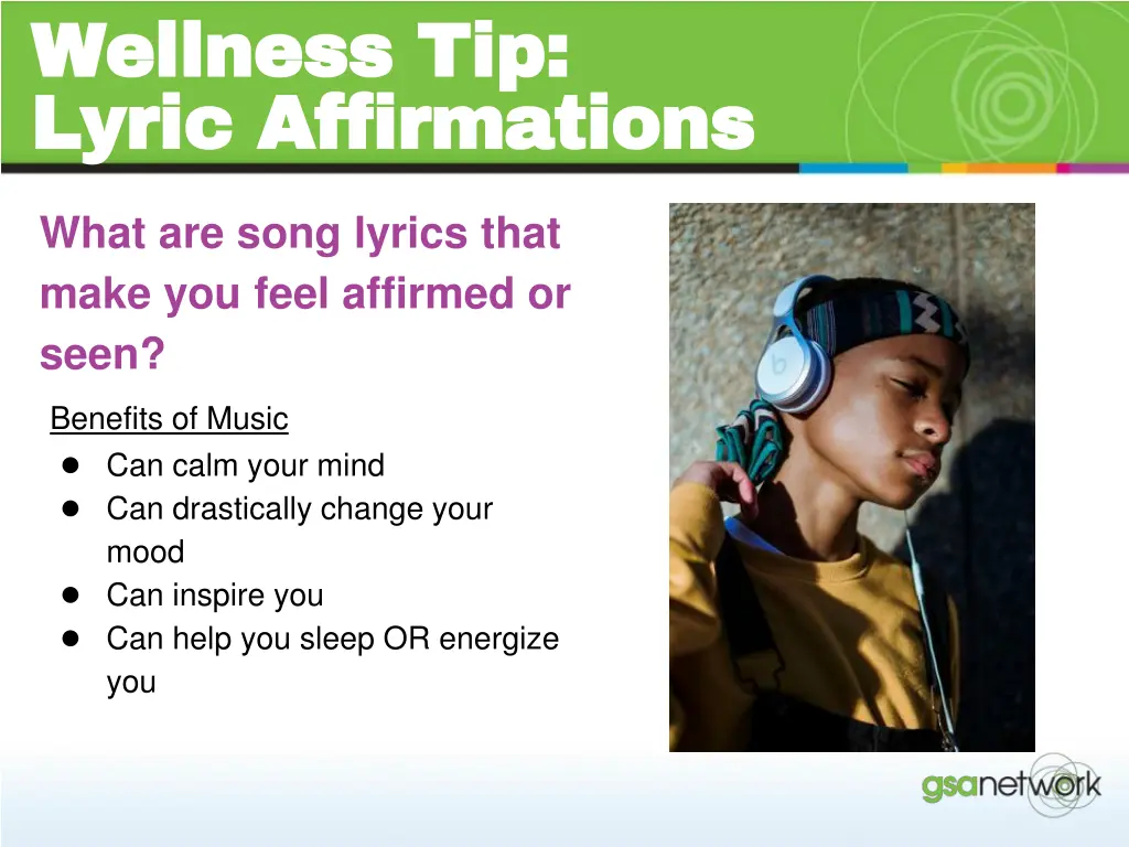 wellness tip wellness tip lyric affirmations