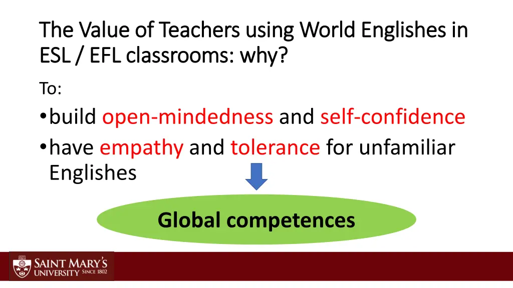 the value of teachers using world the value