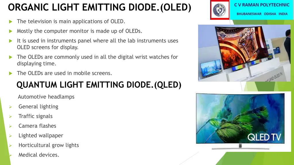 organic light emitting diode oled