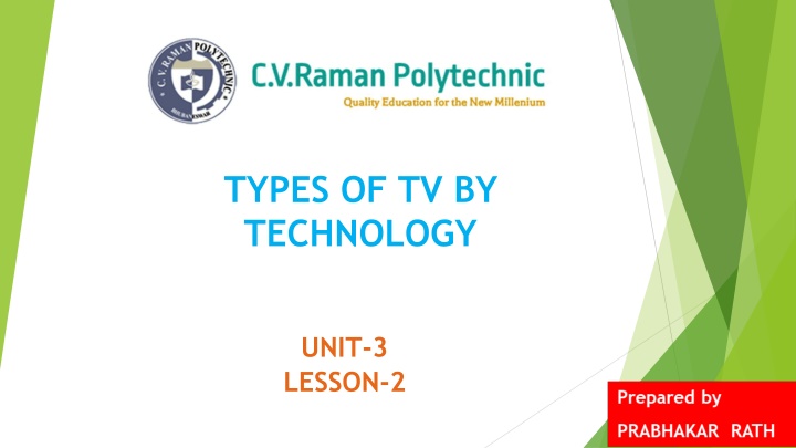 types of tv by technology