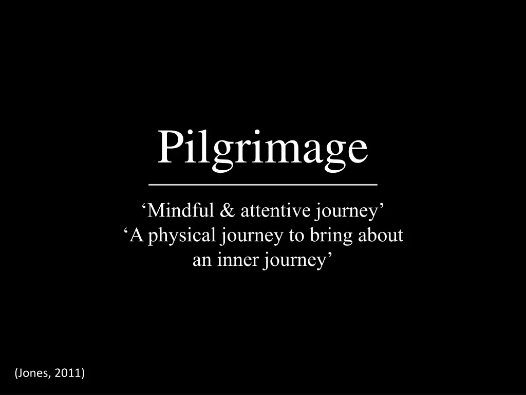 pilgrimage