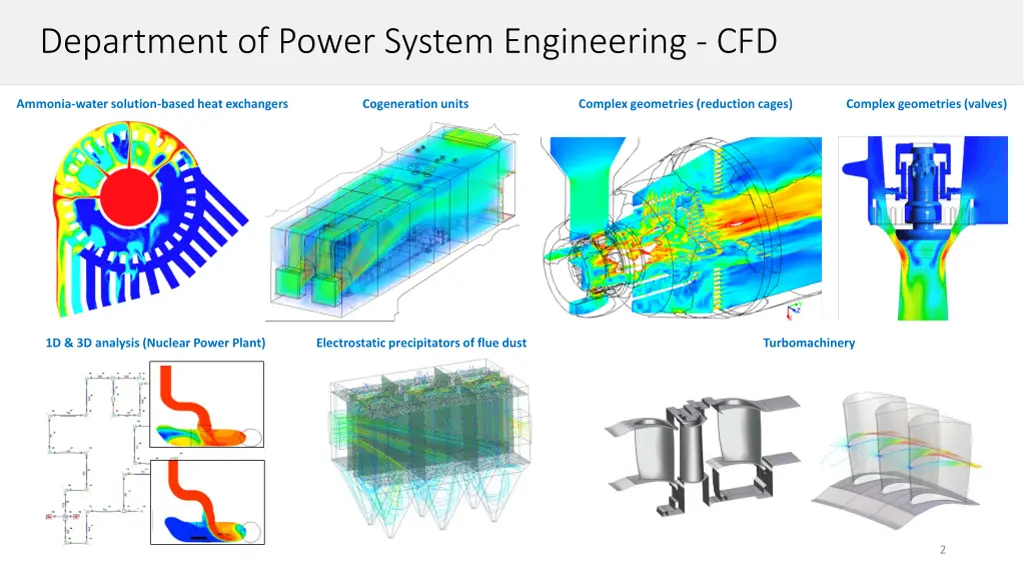 department of power system engineering cfd