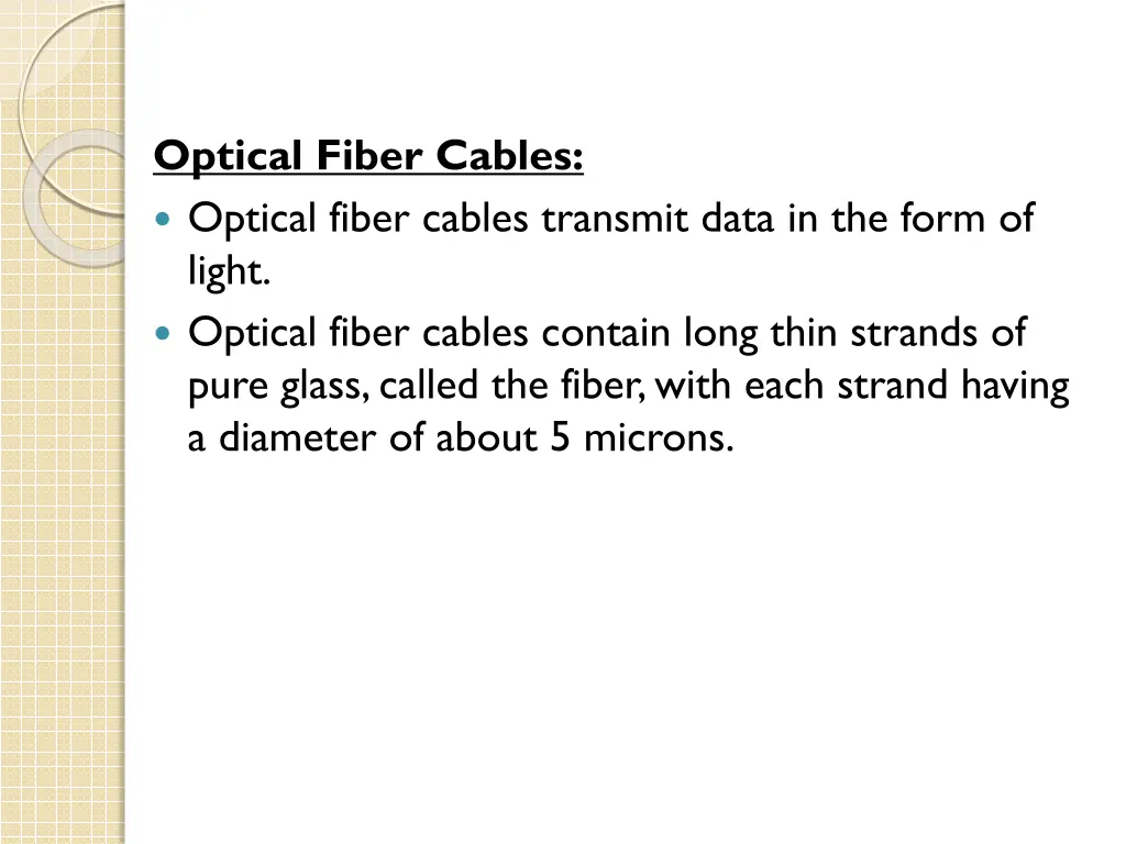 optical fiber cables optical fiber cables