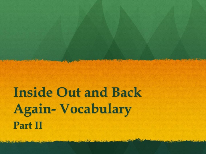 inside out and back again vocabulary part ii