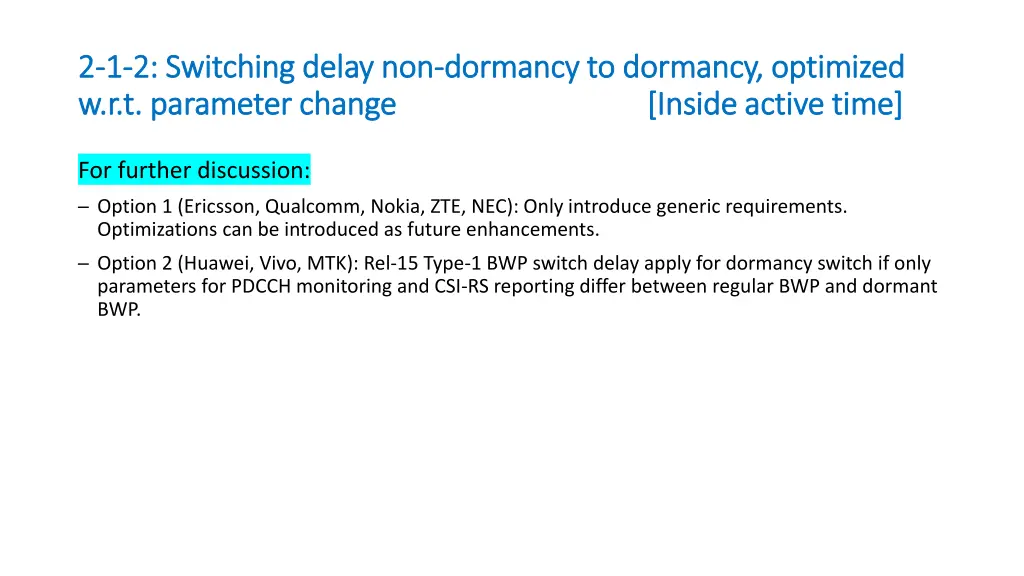 2 2 1 1 2 switching delay non 2 switching delay