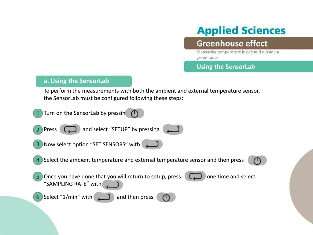 greenhouse effect measuring temperature inside 10