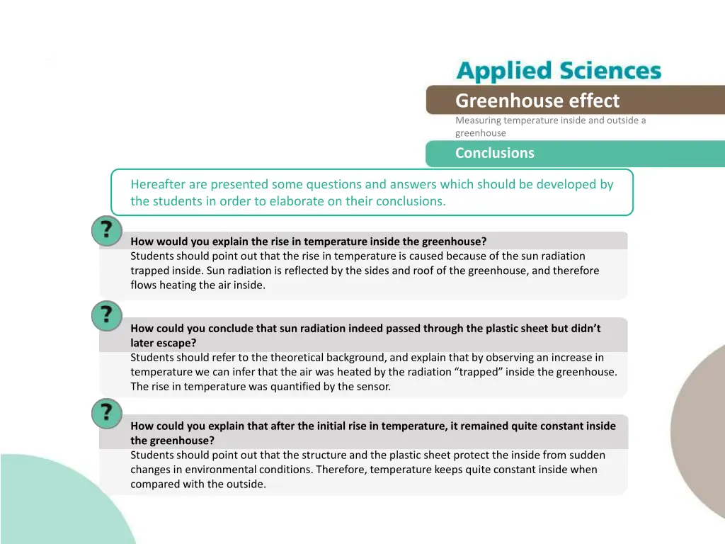 greenhouse effect measuring temperature inside 17