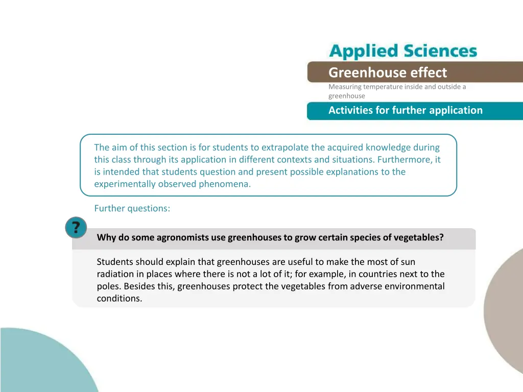 greenhouse effect measuring temperature inside 20