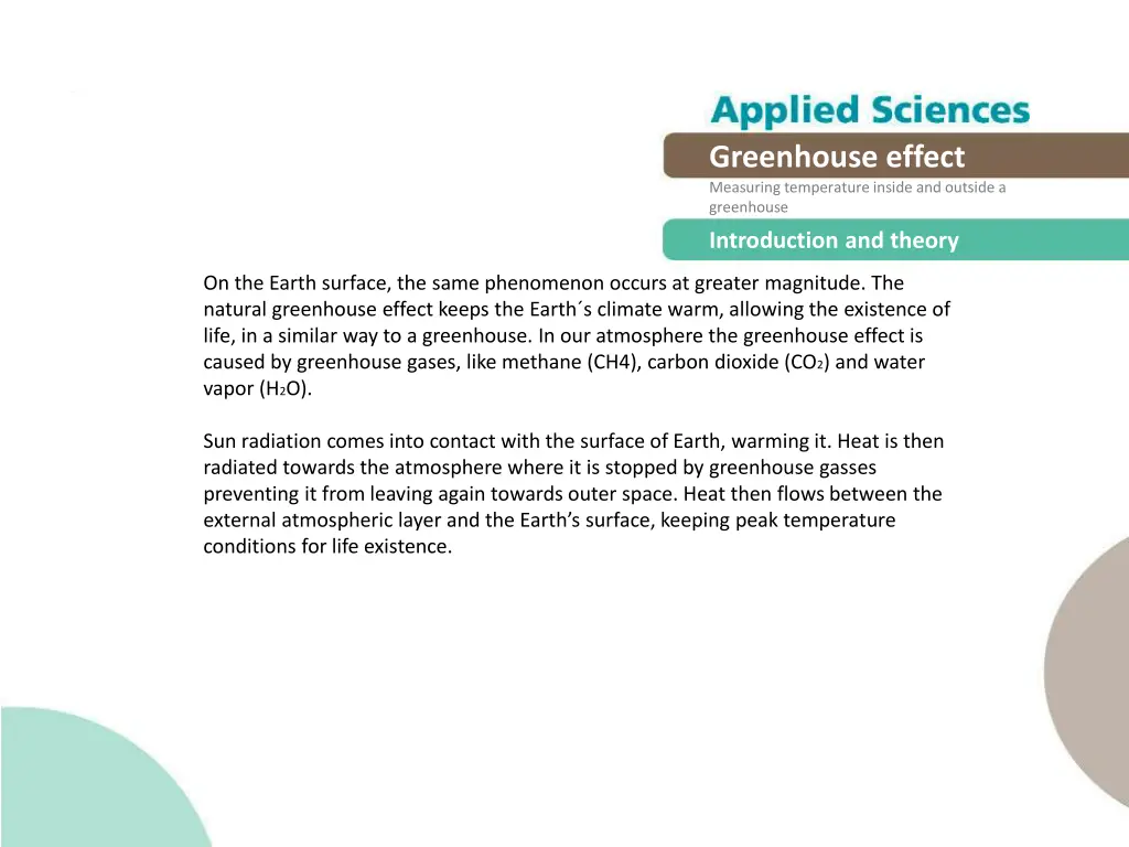 greenhouse effect measuring temperature inside 4