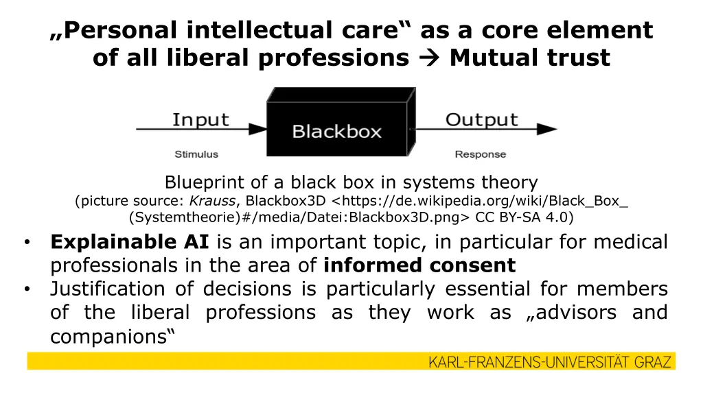 personal intellectual care as a core element