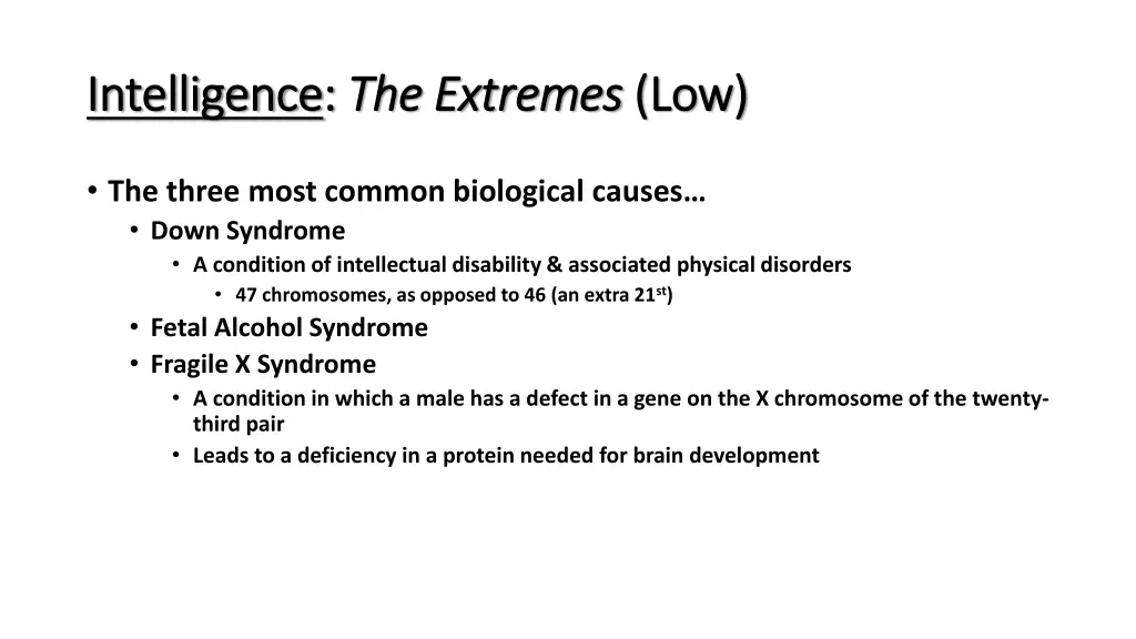 intelligence intelligence the extremes 2