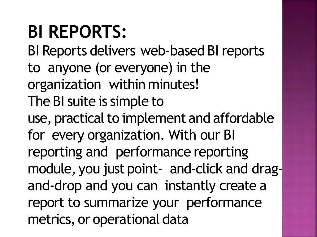 bi reports bireportsdelivers web basedbireports