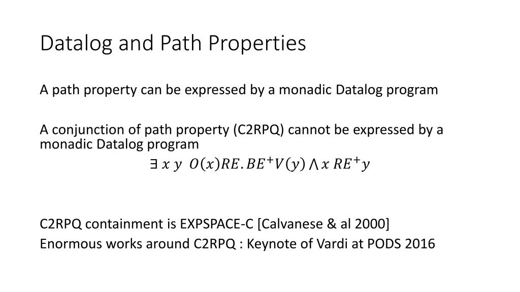 datalog and path properties