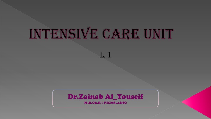 intensive care unit