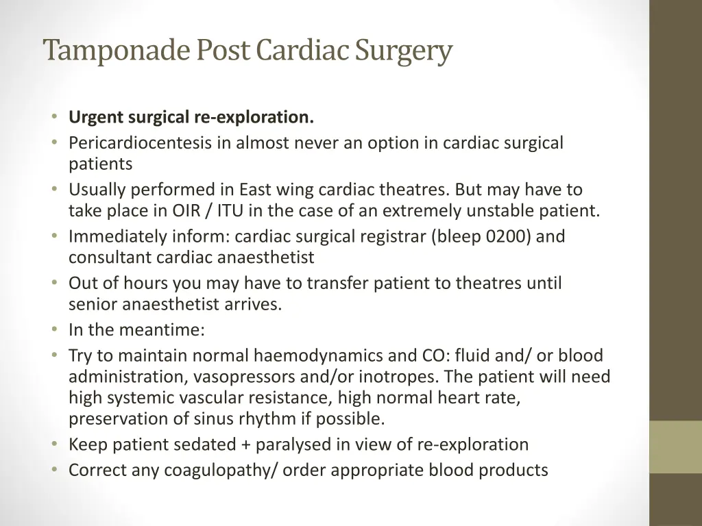 tamponadepost cardiac surgery 1