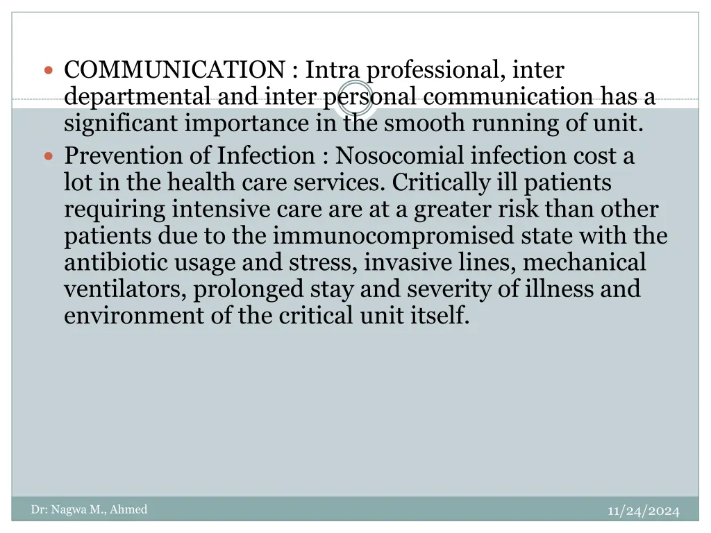 communication intra professional inter