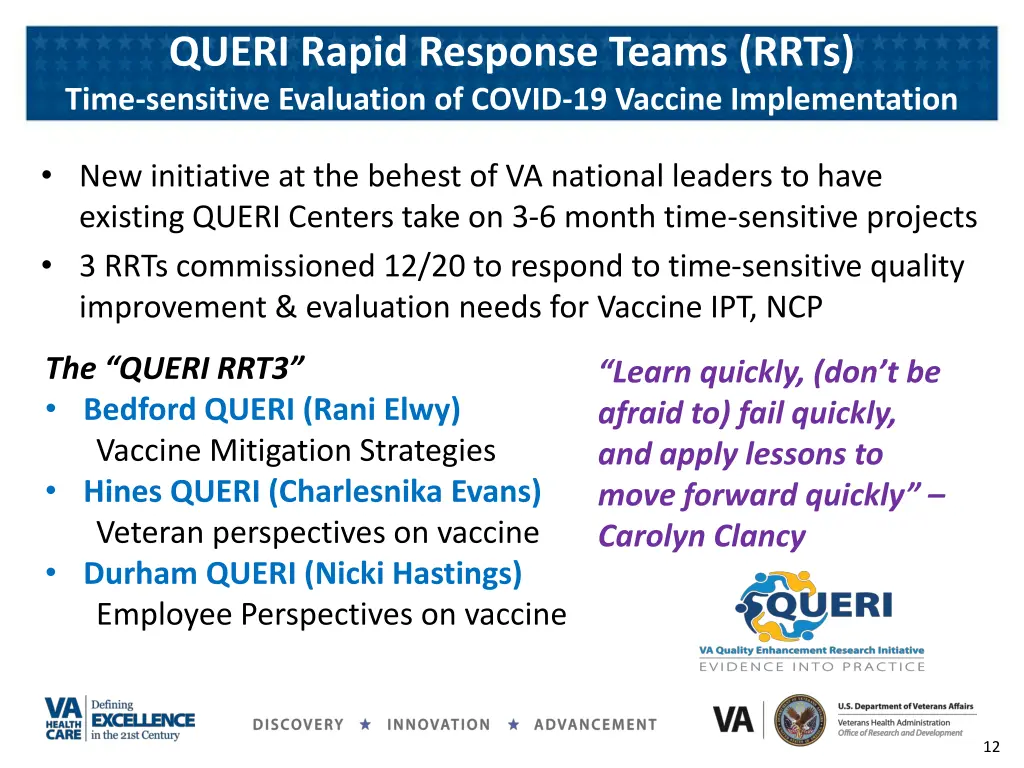 queri rapid response teams rrts time sensitive