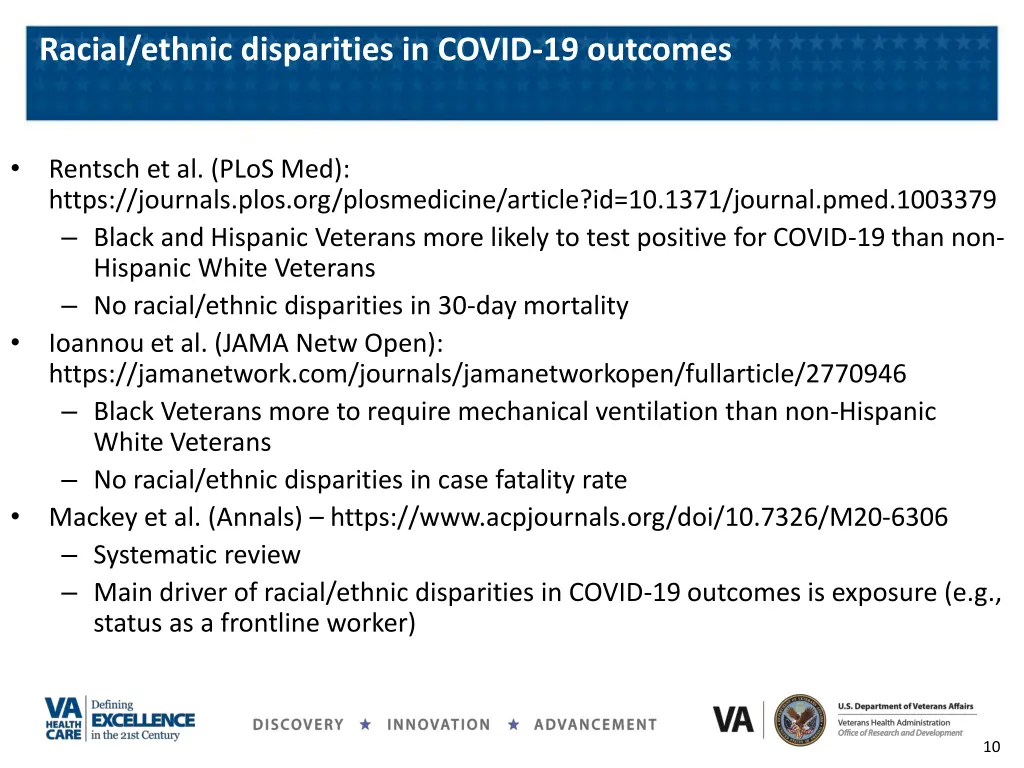 racial ethnic disparities in covid 19 outcomes