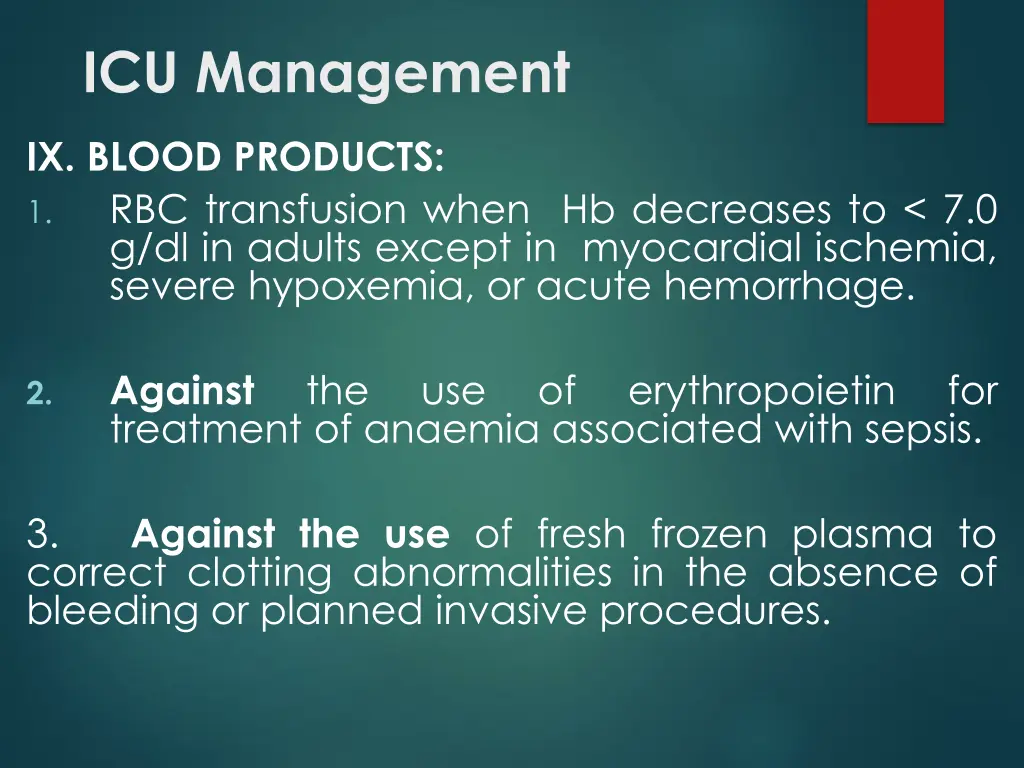 icu management 2